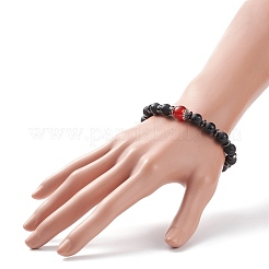 Ом мани падме хум мала браслет из бисера BJEW-JB08646