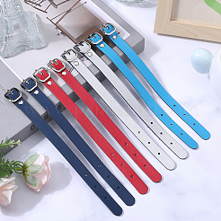 Correas de equipaje ajustables de cuero de vaca&nbsp;AJEW-WH0007-11A