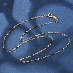 Латунные кабельные цепочки ожерелья для женщин и мужчин&nbsp;NJEW-Z068-02G-01