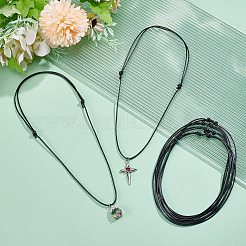 30 шт. 1.5 мм регулируемый полиэстеровый шнур для изготовления ожерелья&nbsp;NJEW-ME0001-07B