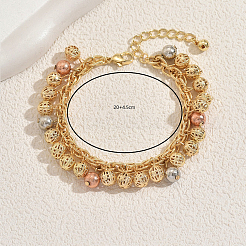 Браслеты с подвесками в виде железных круглых шариков&nbsp;IP8993