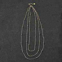 Ожерелья из змейки из нержавеющей стали 304 NJEW-V012-04G