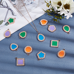 Уф-плакировка акриловые подвески настройки горный хрусталь&nbsp;OACR-SC0001-03LG