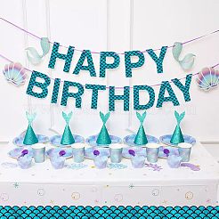 Блестящая голограмма спандекс русалка ткань с принтом рыбьей чешуи AJEW-WH0277-38