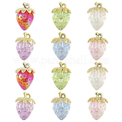 Прозрачный акрил с подвесками из сплава&nbsp;TACR-YW0003-14A