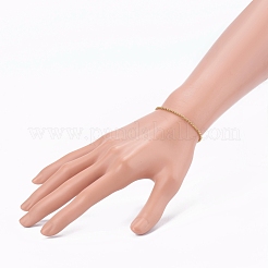 Браслеты-цепочки Rolo из нержавеющей стали 304&nbsp;BJEW-JB06029