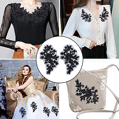 Вышивка из полиэстера пришить аппликации&nbsp;PATC-WH0012-34