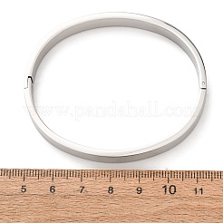 Base de bracelet rainurée en acier inoxydable 304&nbsp;SA-CBACA70-02P