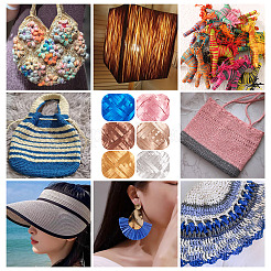 Наполнитель из рафии с гофрированными ломтями DIY-MB0003-04D