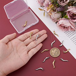 12 шт. подвески из нержавеющей стали 304 двух цветов&nbsp;PALLOY-PH01906