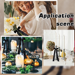 16 шт. бабочка полиэстеровая одежда аксессуары для подсвечника&nbsp;HJEW-HY00137