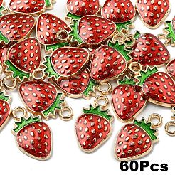 Подвески из эмалевого сплава с покрытием из легкого золота&nbsp;ENAM-YW0004-83B