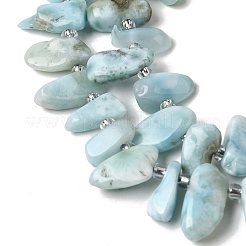 Природные ларимар бисер нитей&nbsp;G-P604-A28-01