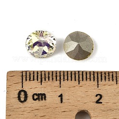 Стеклянные стразы кабошоны GLAA-A018-8mm-001GY