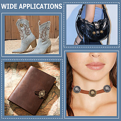 8 пакетик 2-х цветных декоративных заклепок из сплава&nbsp;BUTT-CP0001-10