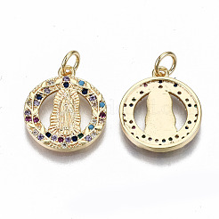 Латунные подвески из микро-паве KK-S356-158G-NF