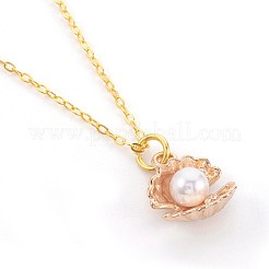 Colliers avec pendentif en laiton&nbsp;NJEW-JN002263-02