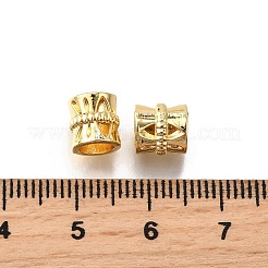 Бусины европейские латунные колонны KK-C106-13G