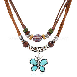 Подвеска из сплава и синтетической бирюзы FS-WG67B4F-01