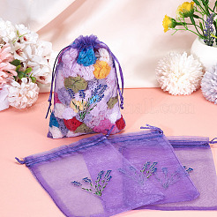 20 sachet en maille polyester avec cordon de serrage pour emballage&nbsp;ABAG-TA0002-20C