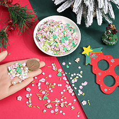 1 ensemble de matériaux de remplissage en résine époxy à faire soi-même sur le thème de Noël&nbsp;DIY-SC0027-30D