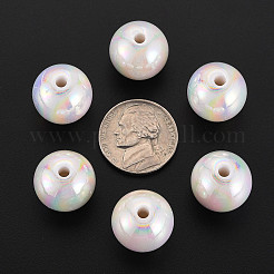 Непрозрачные акриловые бусины&nbsp;X-MACR-S370-D16mm-01