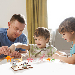 Прямоугольные деревянные подставки для витрин с 8 отверстием&nbsp;ODIS-WH0025-148A