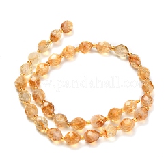 Природный цитрин бисер нитей G-L634-V01-7x10mm