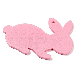 Односторонние деревянные подвески с принтом на пасхальную тему WOOD-M010-03A