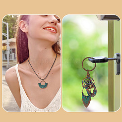 14 pièces 14 styles pendentifs en alliage de style tibétain&nbsp;FIND-TA0010-61
