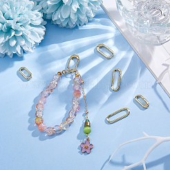 6 шт. 3 стиля латунных пружинных затворных колец&nbsp;KK-DC0004-94