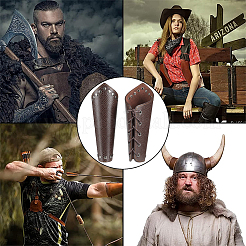 Регулируемый браслет из искусственной кожи AJEW-WH0342-91B