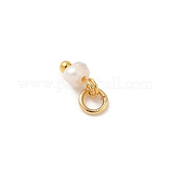 Natürliche Süßwasser-Zuchtperlen-Unterlegscheibe-Charms&nbsp;X-PALLOY-JF04393-02