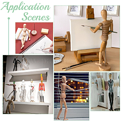 Незаконченная пустая деревянная марионетка DIY-OC0002-26