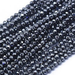 Brins de perles de pierre terahertz, facette, ronde, 2.5mm, Trou: 0.5mm, Environ 179 pcs/chapelet, 15.35 pouce (39 cm)