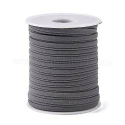 Cable de nylon suave, piso, gris, 5x3mm, alrededor de 21.87 yarda (20 m) / rollo