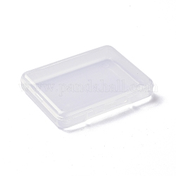 (venta de liquidación defectuosa: cero), Envases de plástico transparente, Rectángulo, Claro, 5.3x6.8x1.2 cm