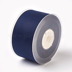 Cinta de rayón y algodón, cinta de sarga, cinta de espiga, azul de Prusia, 1 pulgada (25 mm), aproximamente 50yards / rodillo (45.72 m / rollo)