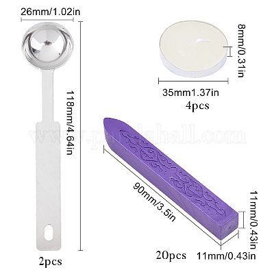 Наборы для изготовления штампов из воска своими руками DIY-CP0003-52O-1