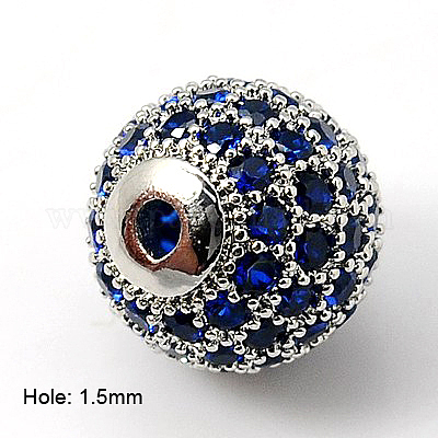 Латунные шарики циркония кубической ZIRC-D009-03P-1