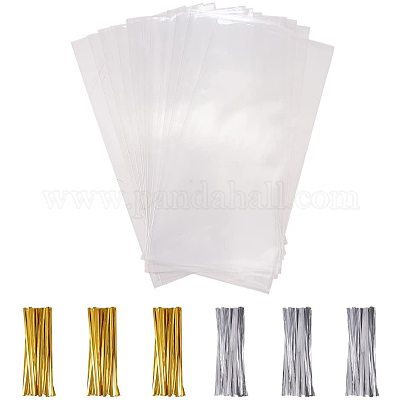 Wholesale Rectangle OPP Clear Plastic Bags 