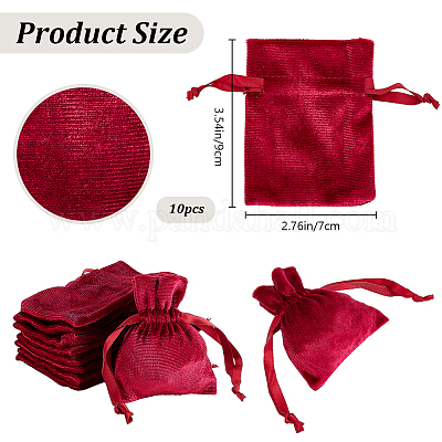 10 шт. бархатные мешочки для хранения TP-BBC0001-12B-01-1