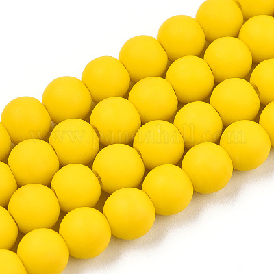 Непрозрачное стекло бисер нитей GLAA-T032-P6mm-MD08-1