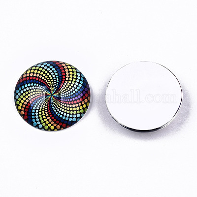 Кабошоны из стекла GGLA-S036-12-1