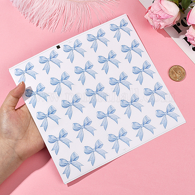 Наклейки с бантом pp&nbsp;DIY-WH20007-281A-1