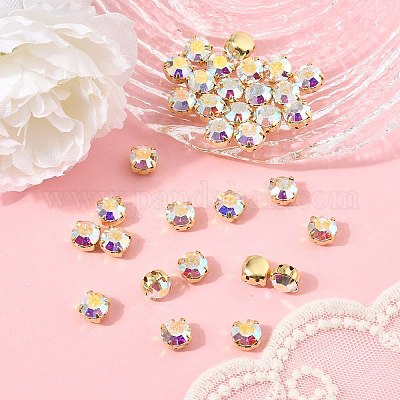 Preciosa® maxima crystal в пришивной чашке X-PRC-SS34-00030-200-G-1