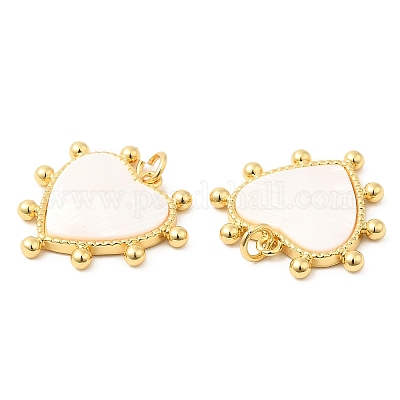 Стойки с латунными подвесками с ракушкой KK-K343-04G-1