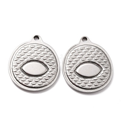 Подвески-кабошоны из нержавеющей стали 304 для эмали STAS-B024-91P-1