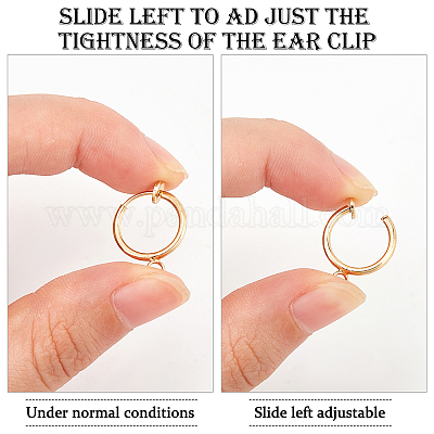 Clip-On Earrings Converters, Convert Pierced Earrings Into Clip-On Earrings  (5 pairs)