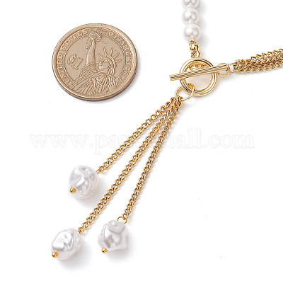 Ожерелья из нержавеющей стали 304 с панцирными цепочками NJEW-JN04923-1